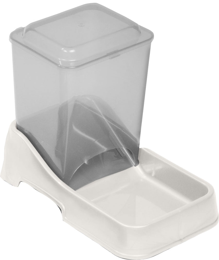 Van Ness Automatic Feeder, White, 6 lb Cap - Automatic Feeders/Waterers