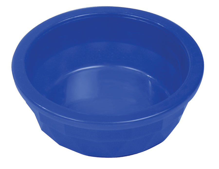 Van Ness Heavyweight Translucent Crock, Blue, 20 oz - Plastic/Resin Dishes