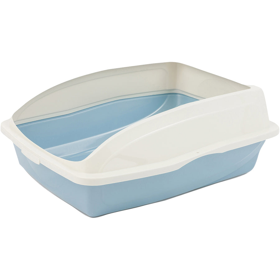 Van Ness Framed Cat Litter Pan, Blue, LG - Pans