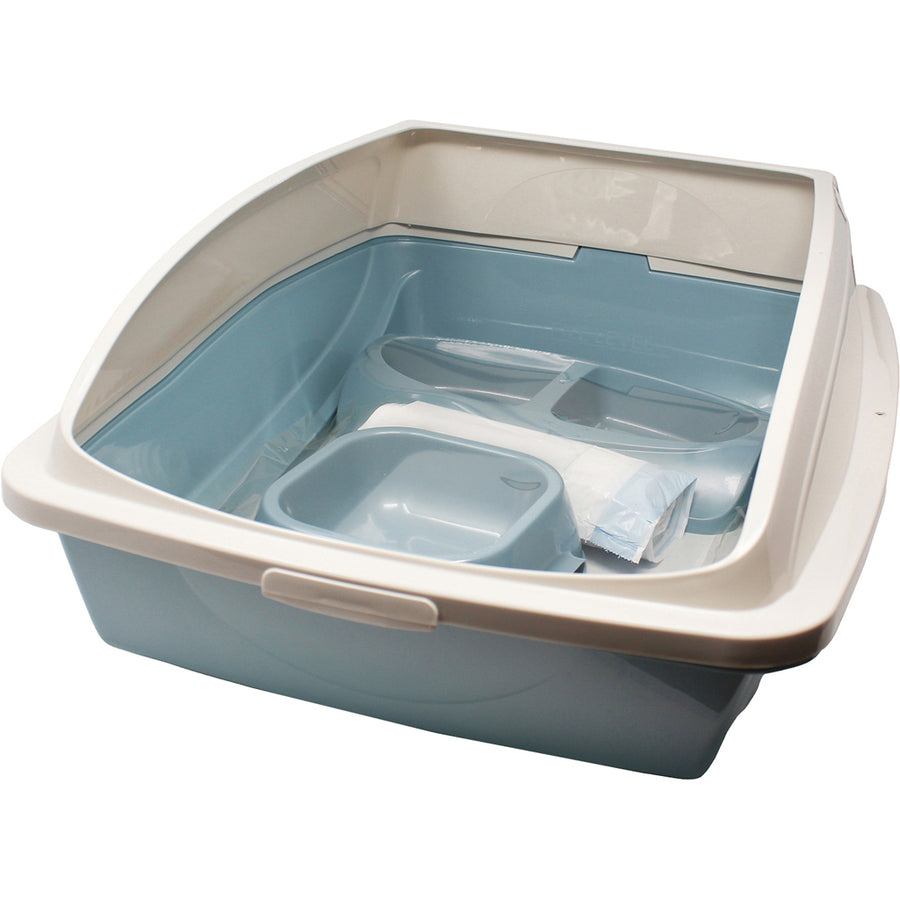 Van Ness Cat Starter Litter Pan, Blue, LG - Pans