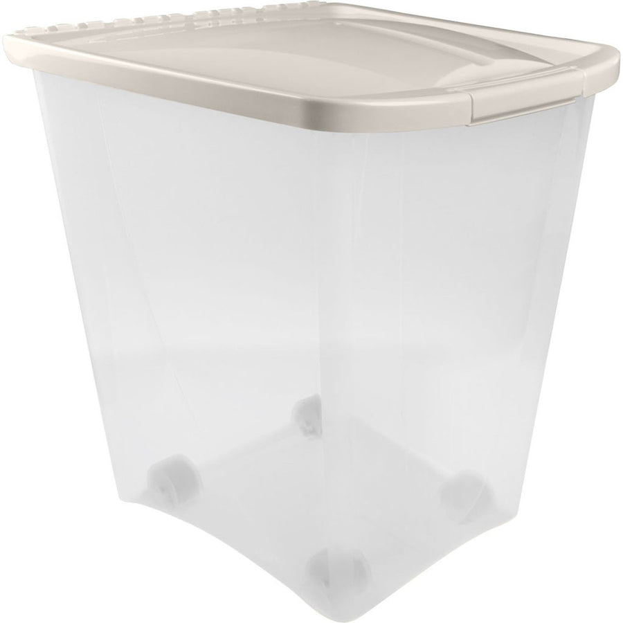 Van Ness Pet Food Container, White, 50 lb - Food Storage