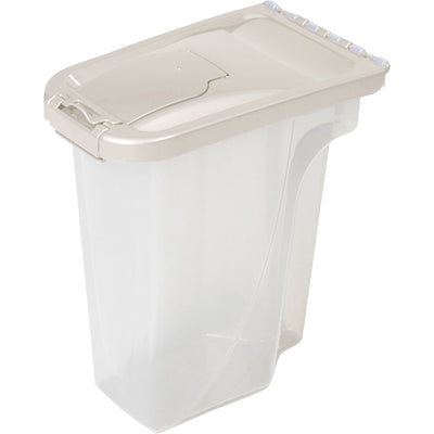 Van Ness Pet Food Dispenser W/Flip Open, White, 4 lb - Food Storage