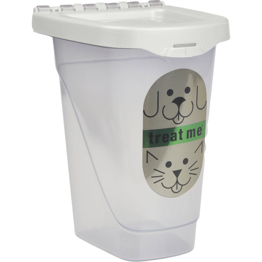 Van Ness Treat Me Pet Treat Container, White, 2 lb - Treat Jars