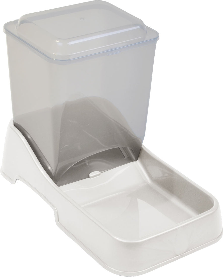Van Ness Automatic Feeder, White, 10 lb - Automatic Feeders/Waterers