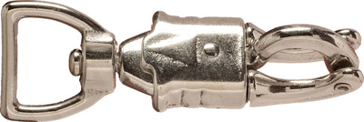 Henssgen Harness Swivel Eye Panic Snap, Nickel, 1 in - Snaps Etc.