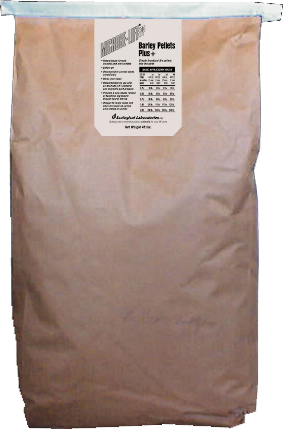 Microbe-Lift Barley Straw Pellets Plus for Ponds, 40 lb - Water Treatment Natural
