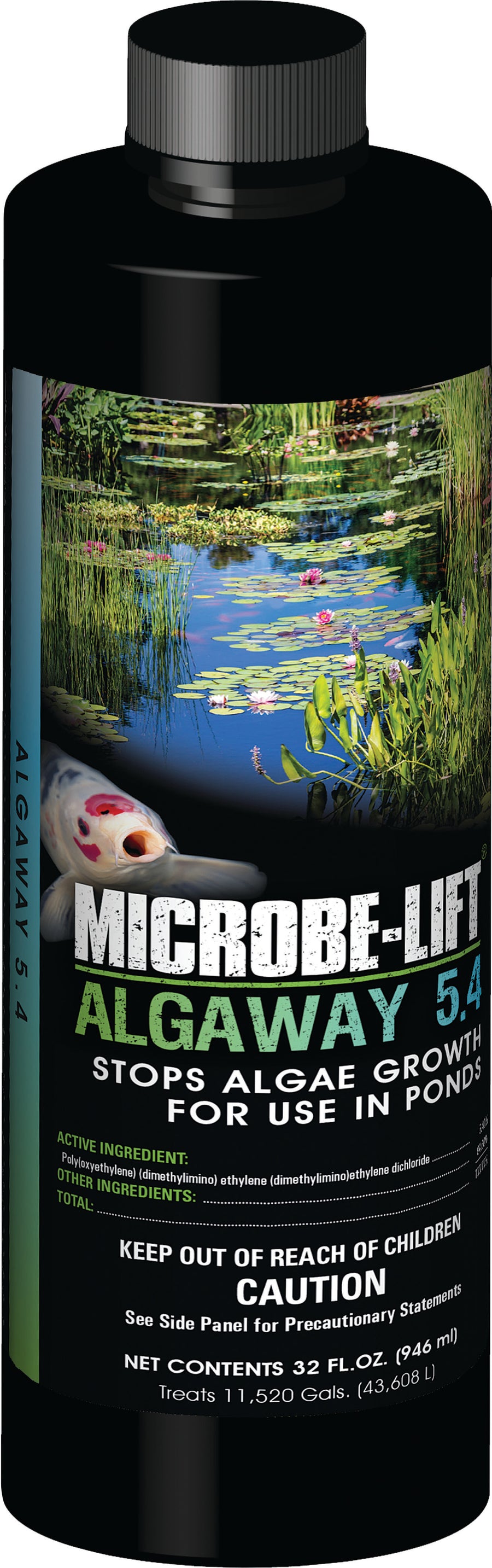 Microbe-Lift Algaway 5.4 Algaecide for Ponds, 32 oz - Water Treatment Natural