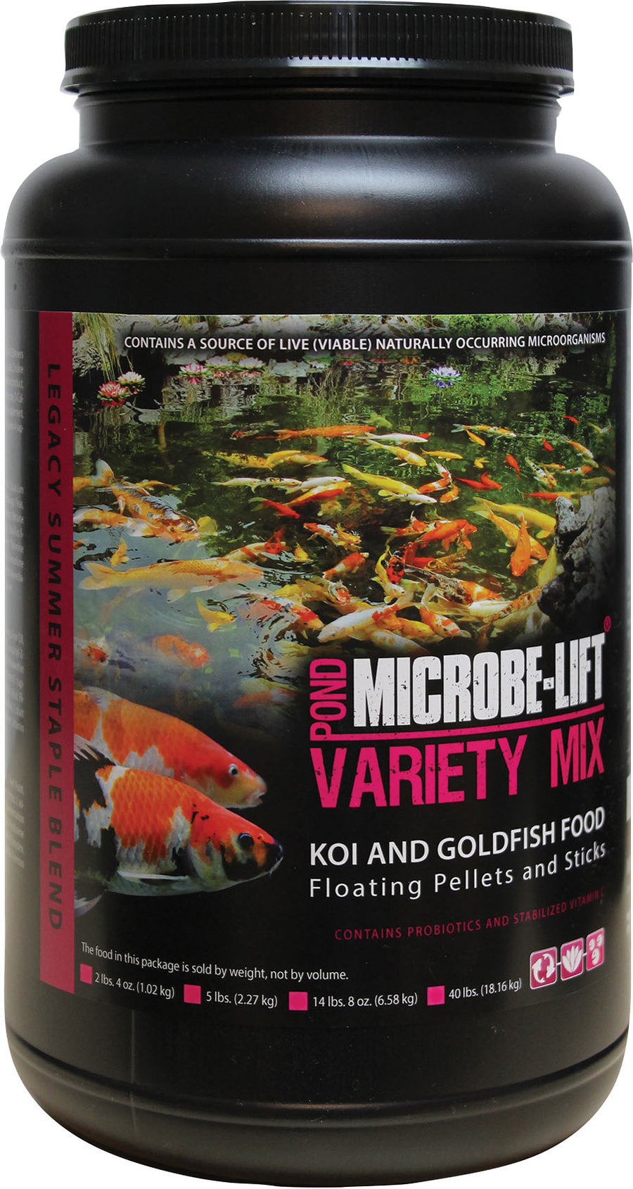 Microbe-Lift All Season Mix Koi & Goldfish Food, 2.25 lb - Pellets