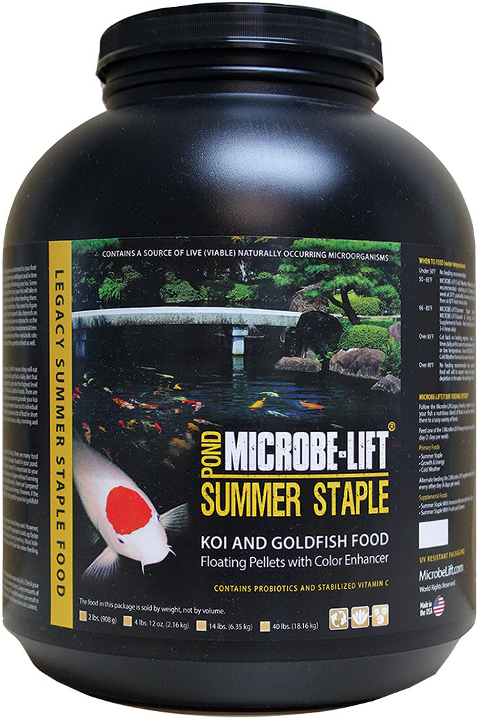 Microbe-Lift Summer Staple Koi & Goldfish Food, 4.75 lb - Pellets