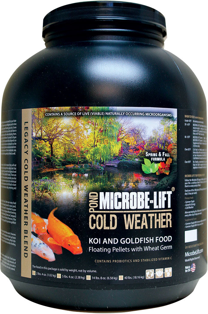 Microbe-Lift Cold Weather Koi & Goldfish Food, 5.25 lb - Pellets