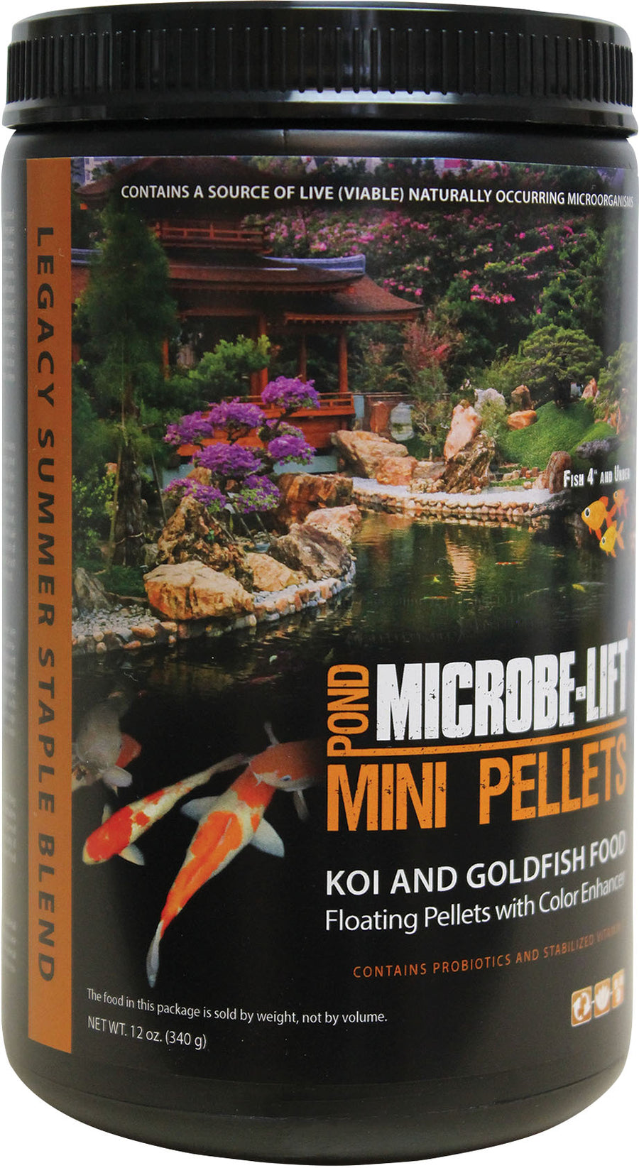 Microbe-Lift Koi & Goldfish Mini Pellets, 12 oz