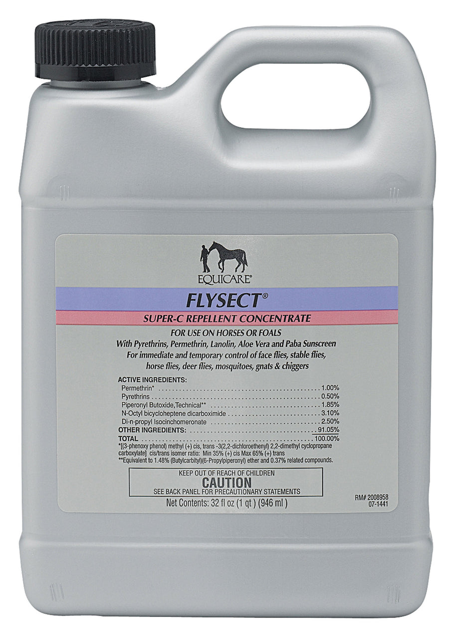 Farnam Equicare Flysect Super C Repellent Concentrate, 32 oz - Concentrates