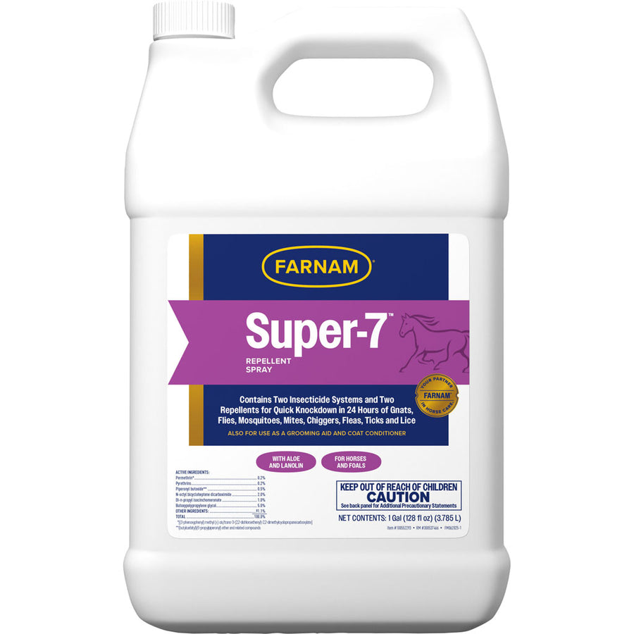 Farnam Equicare Flysect Super 7 Repellent Refill, 128 oz - Ready to Use