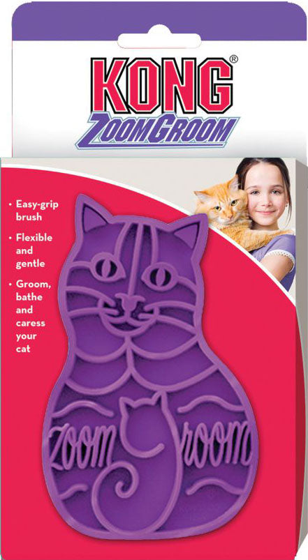 Kong Zoomgroom for Cats, Purple - Tools