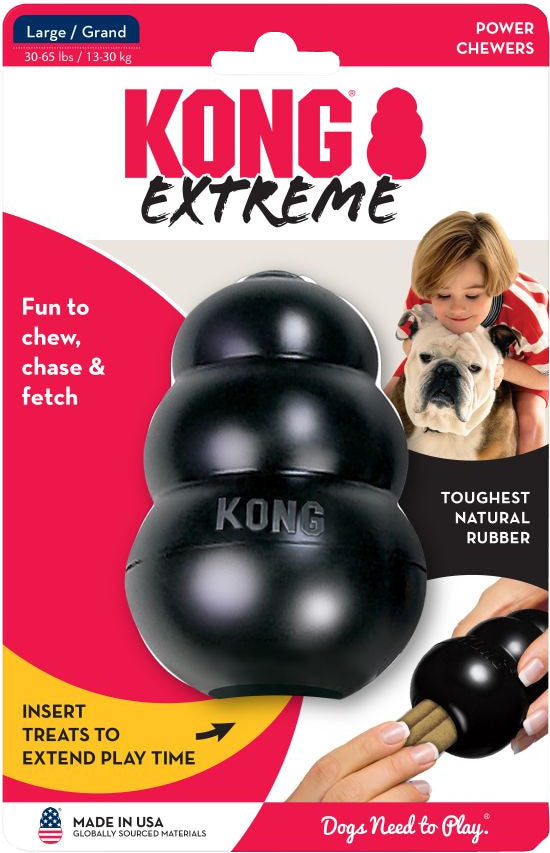 Kong Extreme, Black, LG - Rubber
