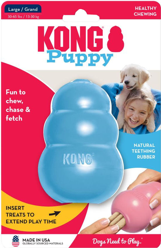 Kong Puppy, Assorted, LG - Rubber