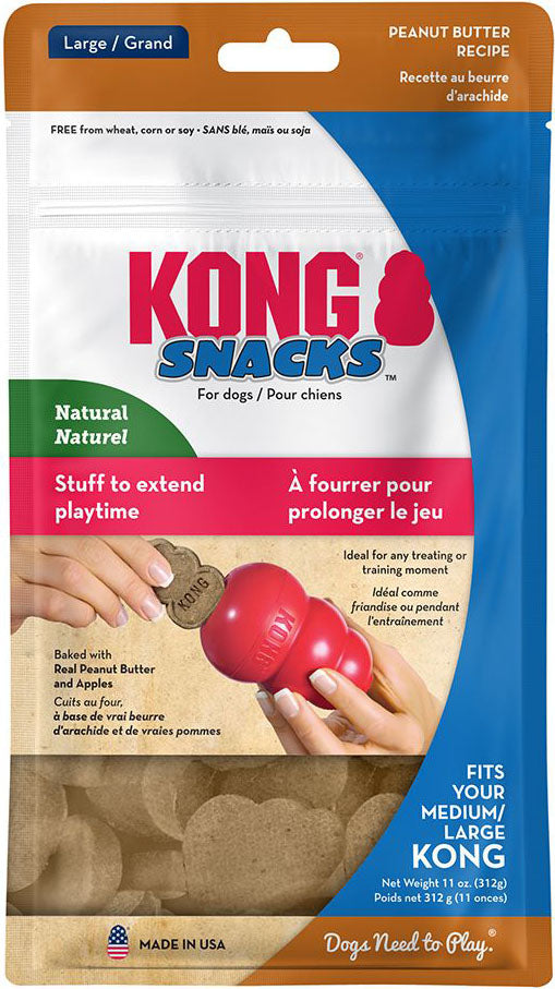 Kong Snacks, Peanut Butter, lg-11 oz - Stuffin Treats
