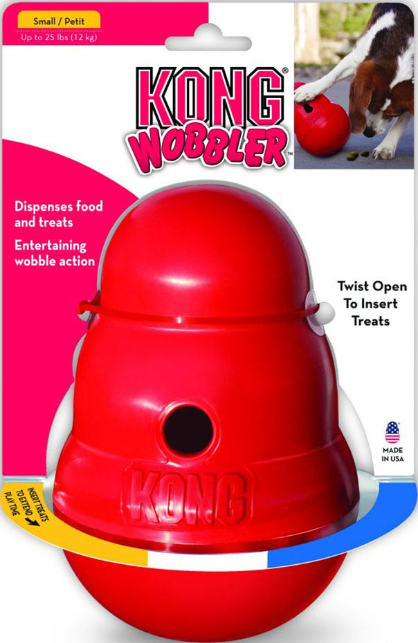 Kong Wobbler, Red, SM - Rubber