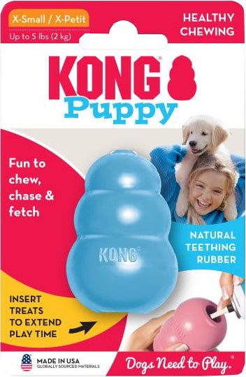 Kong Puppy, Assorted, XS - Rubber