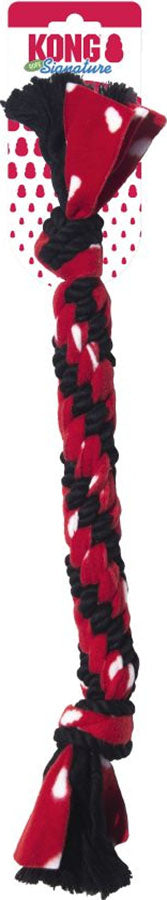 Kong Signature Rope Dual Knot, Black/Red, 20 in