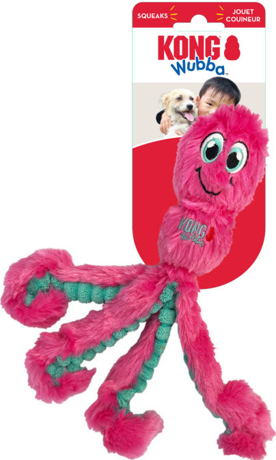 Kong Wubba Octopus, Assorted, SM - Plush