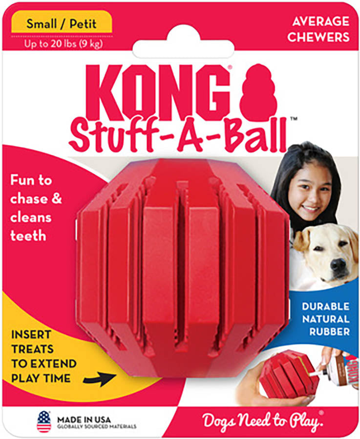 Kong Stuff-A-Ball, Red, SM - Rubber
