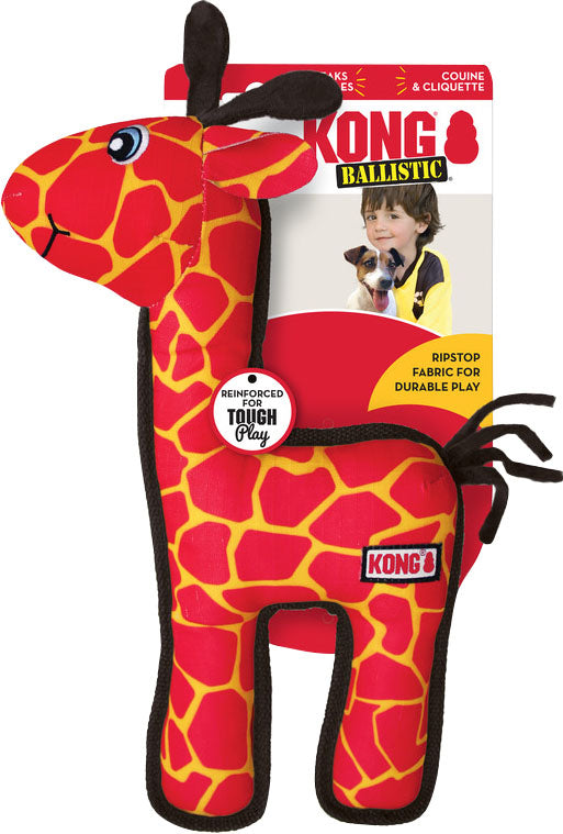Kong Ballistic Giraffe, Pink, MD/LG - Canvas