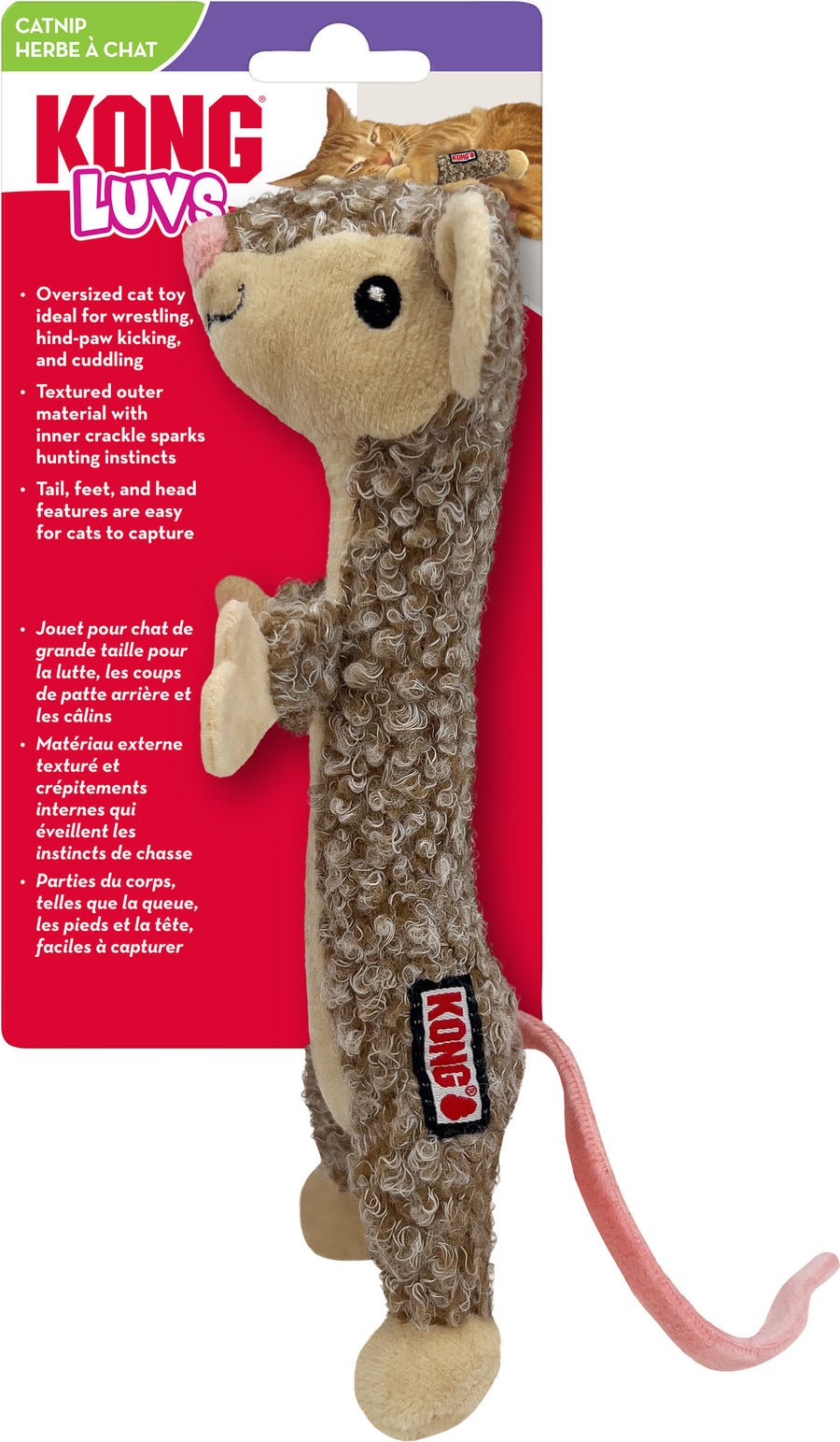 Kong Cat Luvs Mouse, O/s - Catnip