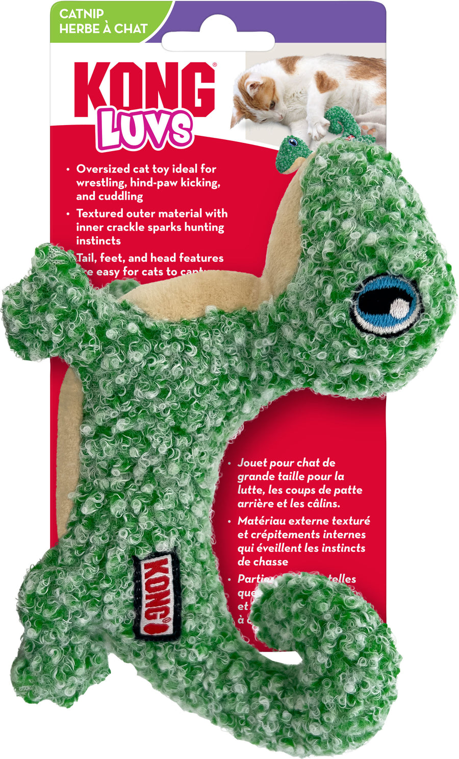 Kong Cat Luvs Lizard, O/s - Catnip
