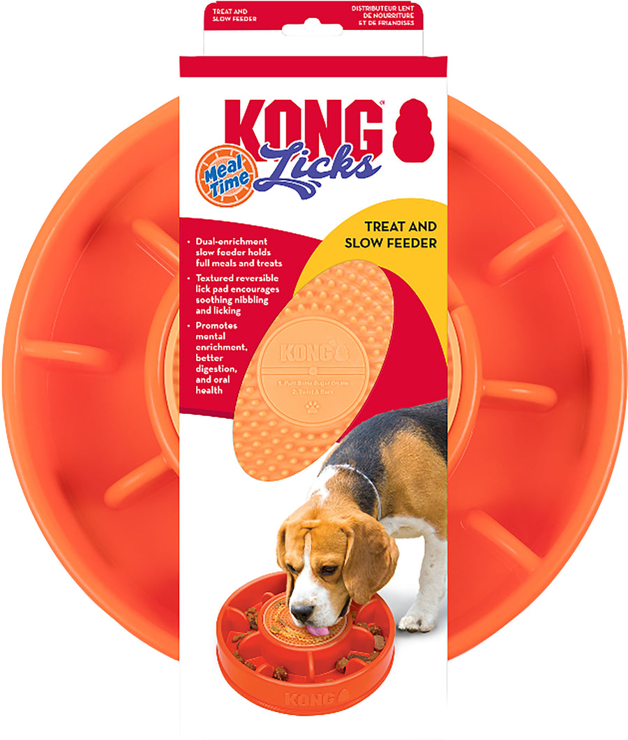 Kong Licks Mealtime, LG - Rubber