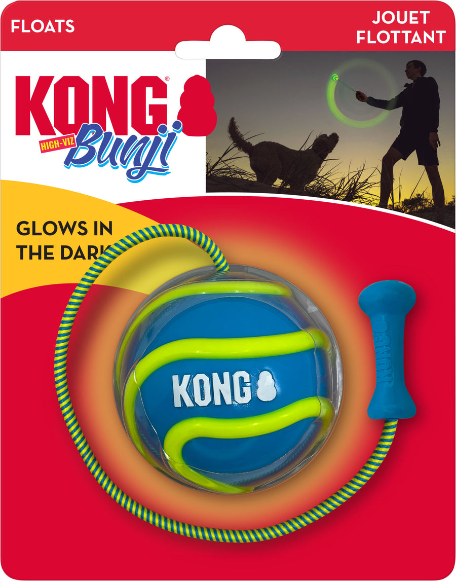 Kong Bunji High-Viz Ball Assorted, MD - Rubber
