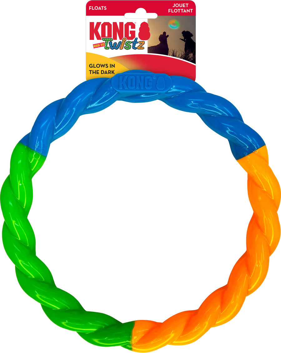 Kong Twistz High-Viz Ring, LG - Rubber