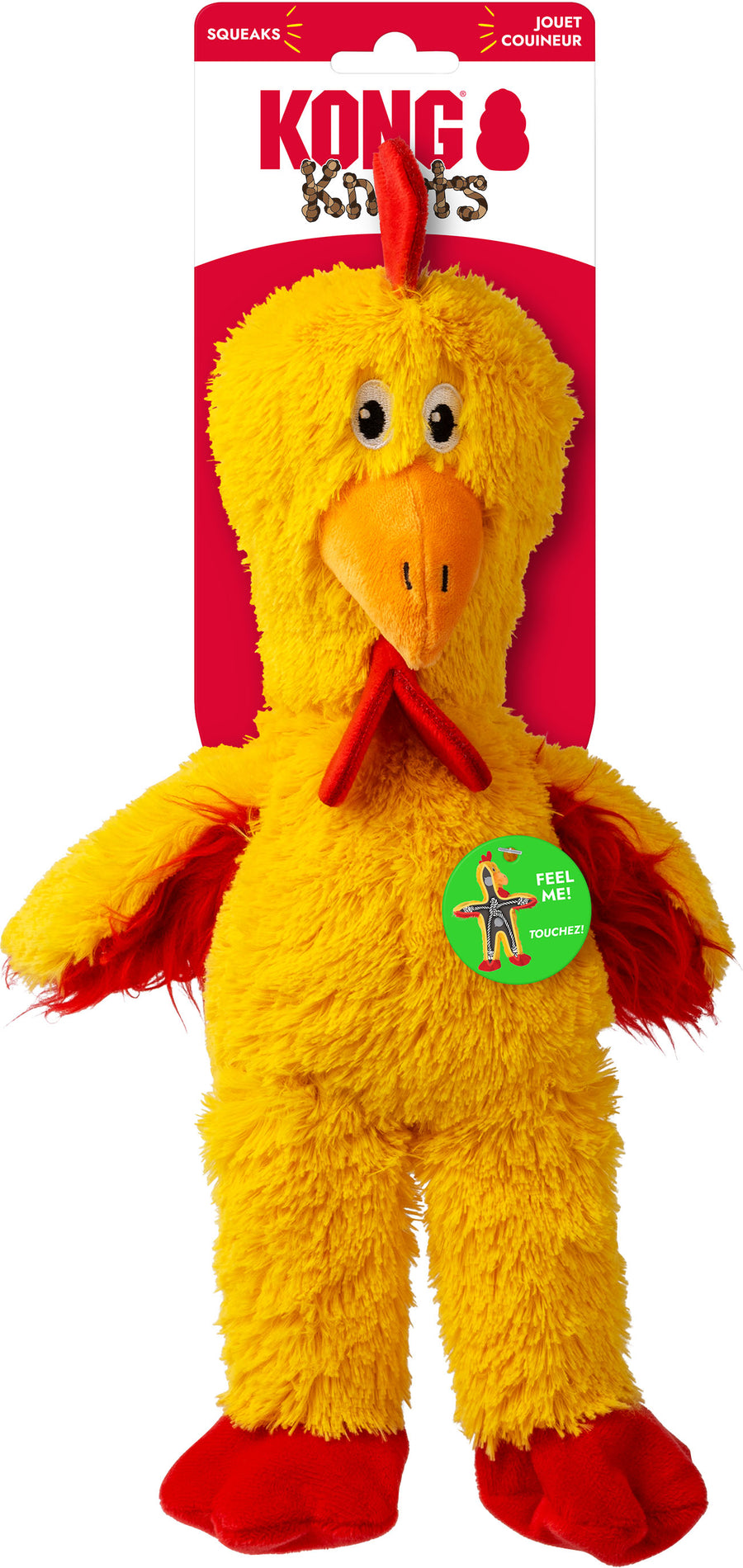 Kong Knots Chicken, Yellow, MD/LG - Plush