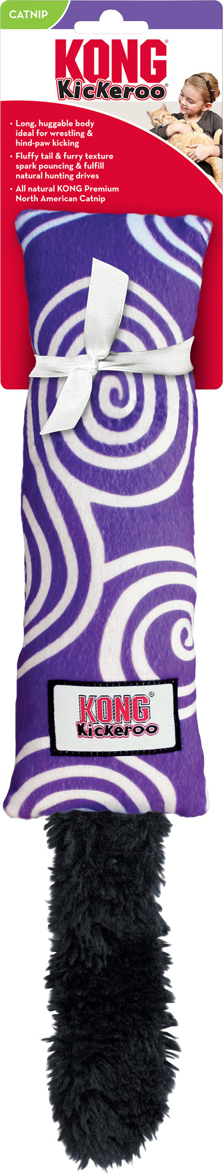 Kong Kickeroo Swirl for Cats, Assorted - General