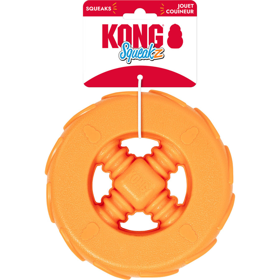 Kong Squeakz Wheel, LG - Rubber