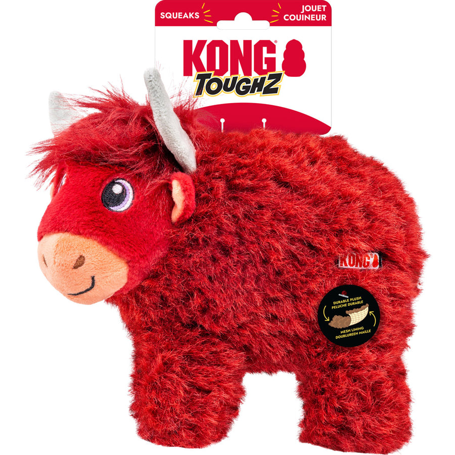 Kong Toughz Highland Cow, MD - Plush