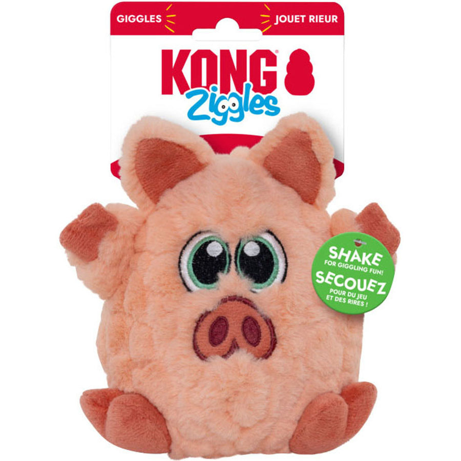 Kong Ziggles Pig, MD - Plush
