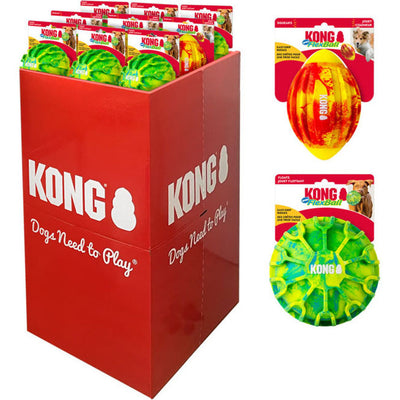 Kong Flexball Sport Bin Display, 24 pc - Rubber