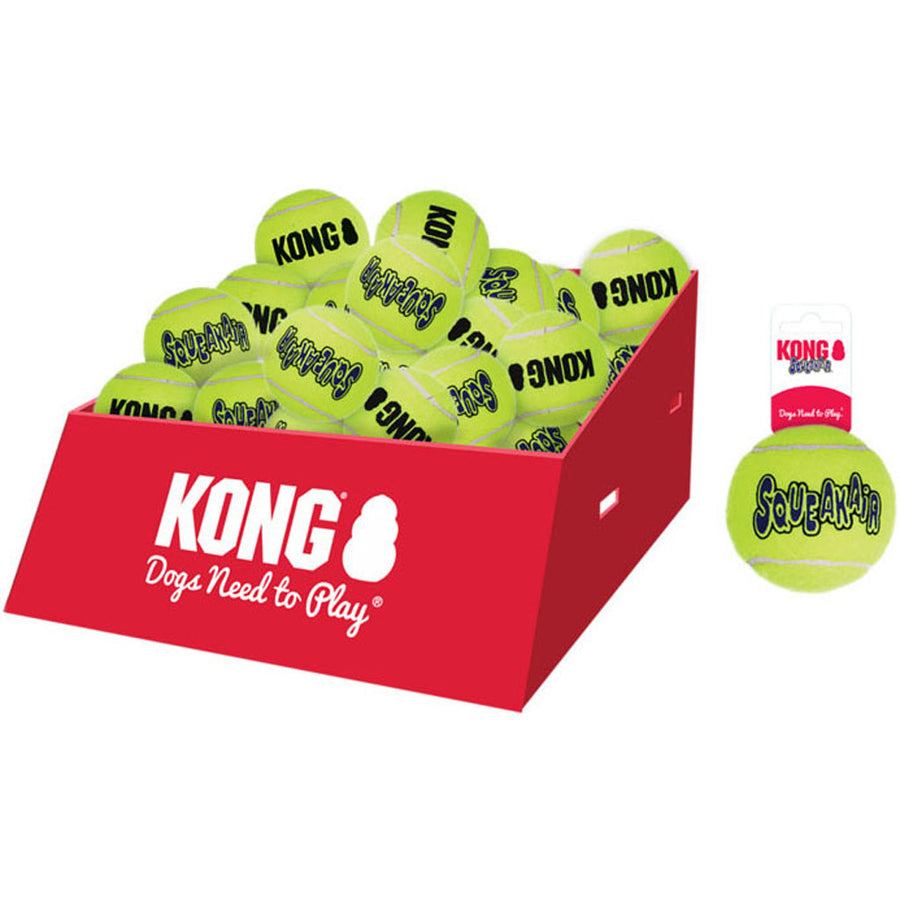 Kong Display Kong Dog Squeakair Ball, 24 pc - Rubber