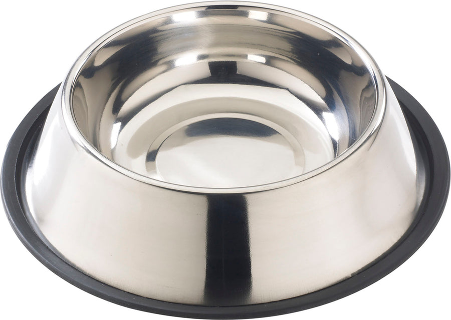 Spot No-Tip Mirror Stainless Steel Dish, Silver, 16 oz