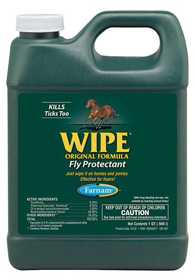 Farnam Wipe Original Formula Fly Protectant, 1 qt - Ready to Use