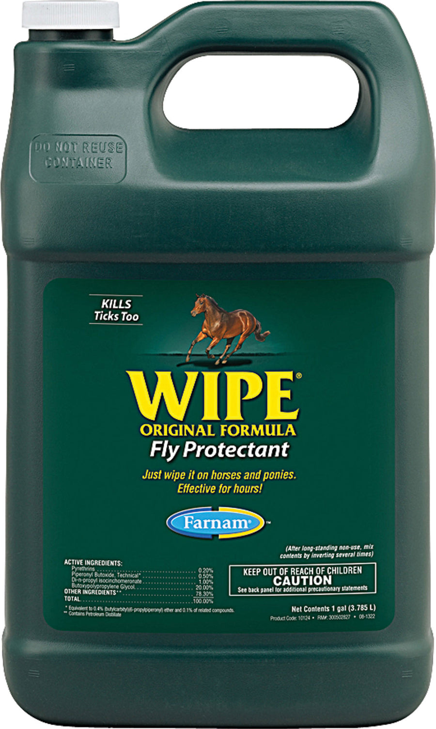 Farnam Wipe Original Formula Fly Protectant, 1 gal - Ready to Use
