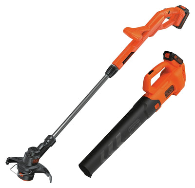 Black+Decker 20V MAX POWERCONNECT BCK279D2 Cordless Axial Leaf Blower and String Trimmer Combo Kit