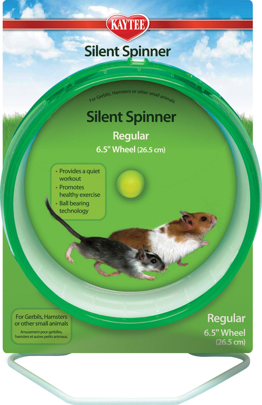 Kaytee Silent Spinner Wheel, reg-6.5 in - Wheels