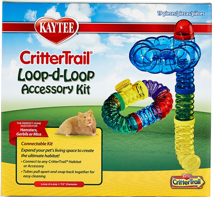 Kaytee Crittertrail Loop-D-Loop Habitat Accessory Kit, 5.5x8.25x18 in - Accessories