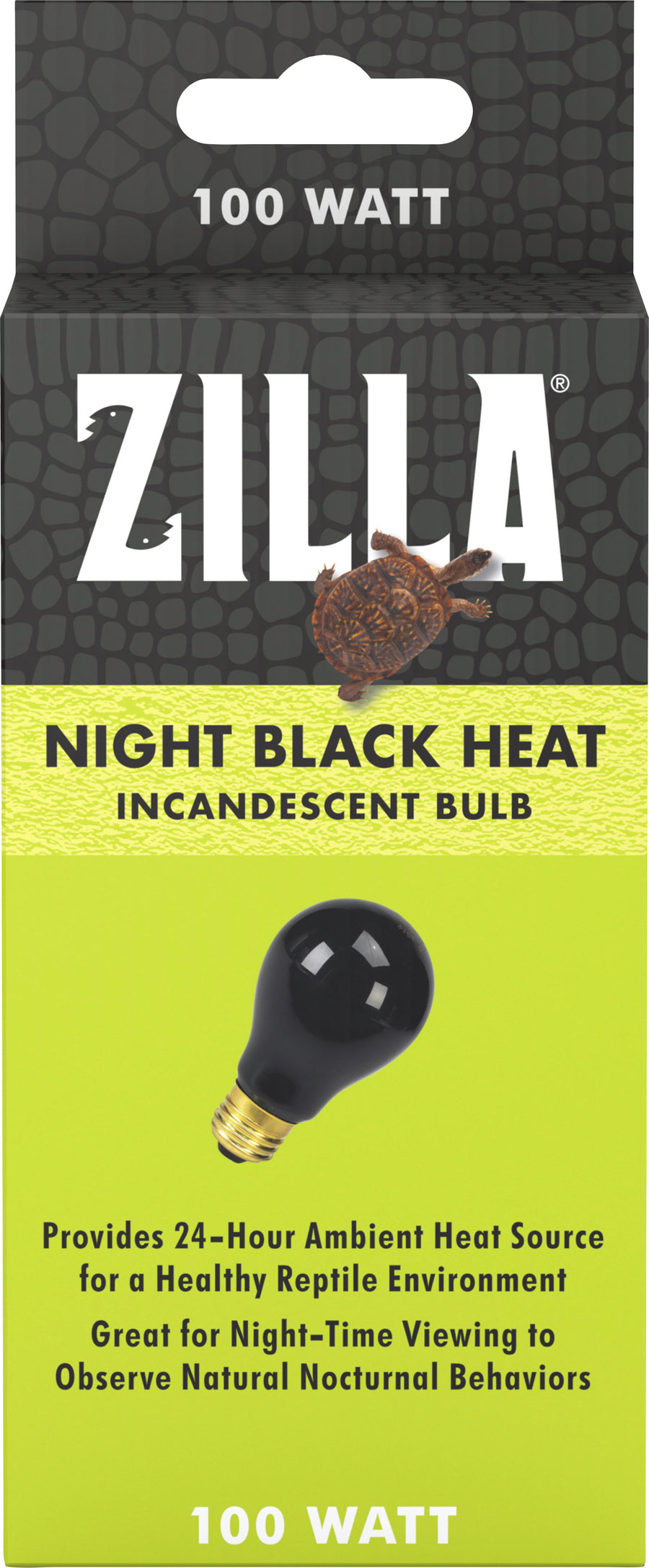 Zilla Night Black Heat Incandescent Bulb, 100 Watt