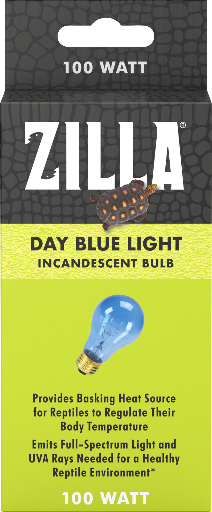 Zilla Day Blue Light Incandescent Bulb, 100 Watt