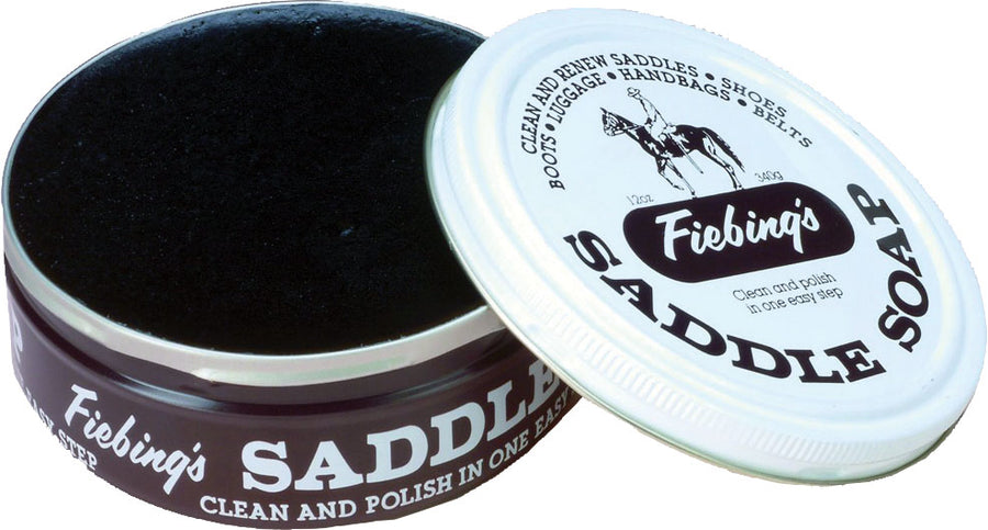 Fiebings Fiebing's Saddle Soap Paste, Black, 12 oz - Cleaning