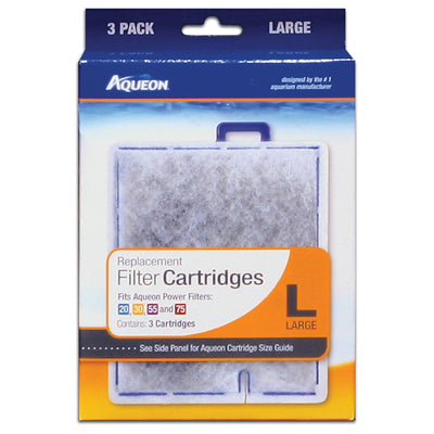 Aqueon Filter Cartridge, lg-3 pk - Filter Inserts