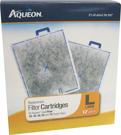 Aqueon Filter Cartridge, lg-12 pk - Filter Inserts